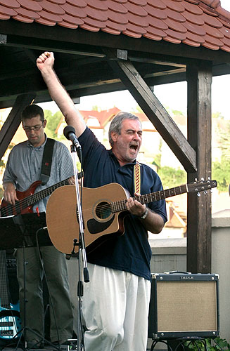 Michal Prokop and Framus Five Band, Terrace of Hotel Růže, 4.7.2006, Festival of Chamber Music Český Krumlov, photo: © Lubor Mrázek