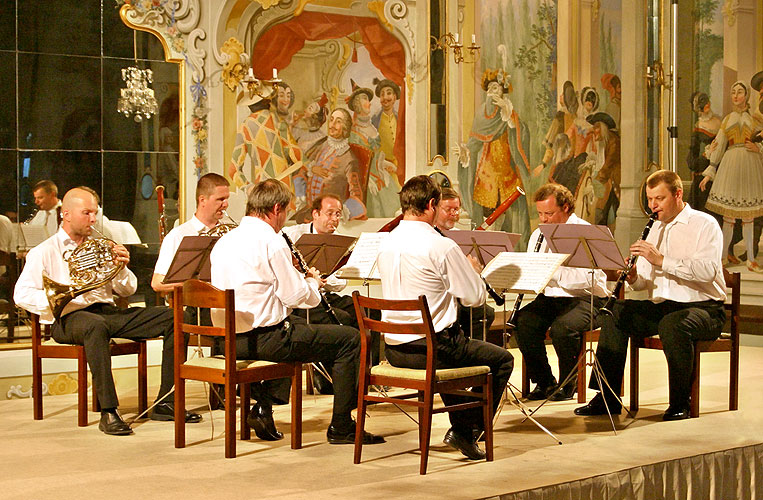 Harmonia Mozartiana Pragensis, Maskensaal des Schlosses Český Krumlov, 6.7.2006, Festival der Kammermusik Český Krumlov, Foto: © Lubor Mrázek