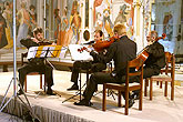 Apollon Kvartet - Music by the Winner of Composers, Masquerade hall of chateau Český Krumlov, 7.7.2006, Festival of Chamber Music Český Krumlov, photo: © Lubor Mrázek 
