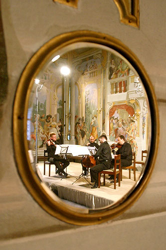 Apollon Kvartet - Siegerkompositionen des Jubiläumswettbewerbs für Komponisten, Maskensaal des Schlosses Český Krumlov, 7.7.2006, Festival der Kammermusik Český Krumlov