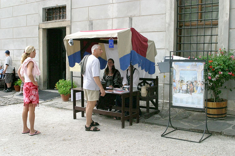 Musik im wandel der Zeit, Schloss Český Krumlov, 8. - 9.7.2006, Festival der Kammermusik Český Krumlov, Foto: © Lubor Mrázek