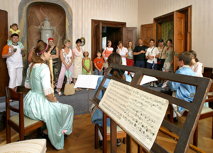 Musik im wandel der Zeit, Schloss Český Krumlov, 8. - 9.7.2006, Festival der Kammermusik Český Krumlov, Foto: © Lubor Mrázek