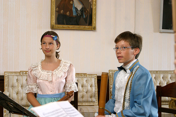 Musik im wandel der Zeit, Schloss Český Krumlov, 8. - 9.7.2006, Festival der Kammermusik Český Krumlov, Foto: © Lubor Mrázek