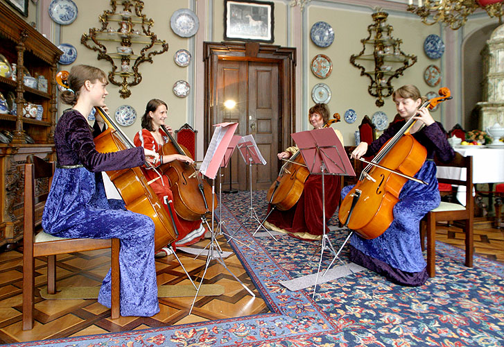 Musik im wandel der Zeit, Schloss Český Krumlov, 8. - 9.7.2006, Festival der Kammermusik Český Krumlov, Foto: © Lubor Mrázek