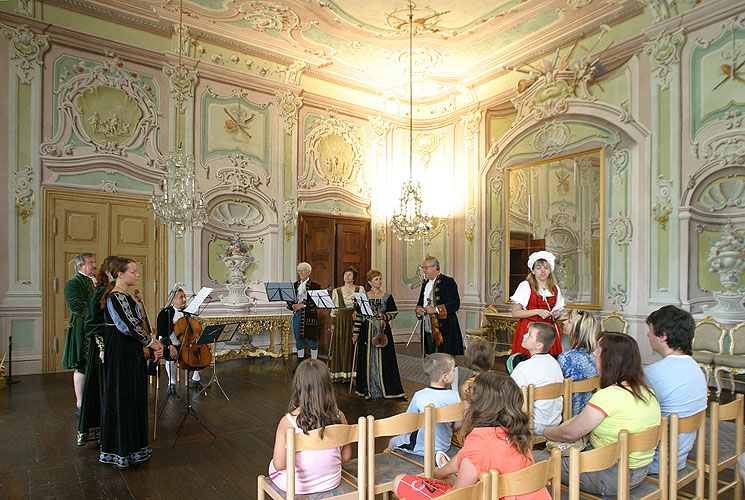 Musik im wandel der Zeit, Schloss Český Krumlov, 8. - 9.7.2006, Festival der Kammermusik Český Krumlov, Foto: © Lubor Mrázek