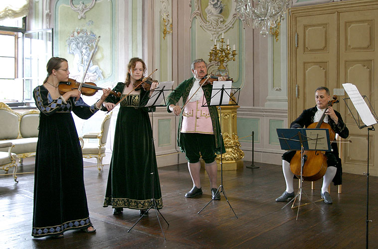 Musik im wandel der Zeit, Schloss Český Krumlov, 8. - 9.7.2006, Festival der Kammermusik Český Krumlov, Foto: © Lubor Mrázek