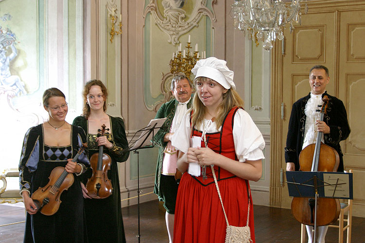 Musik im wandel der Zeit, Schloss Český Krumlov, 8. - 9.7.2006, Festival der Kammermusik Český Krumlov, Foto: © Lubor Mrázek