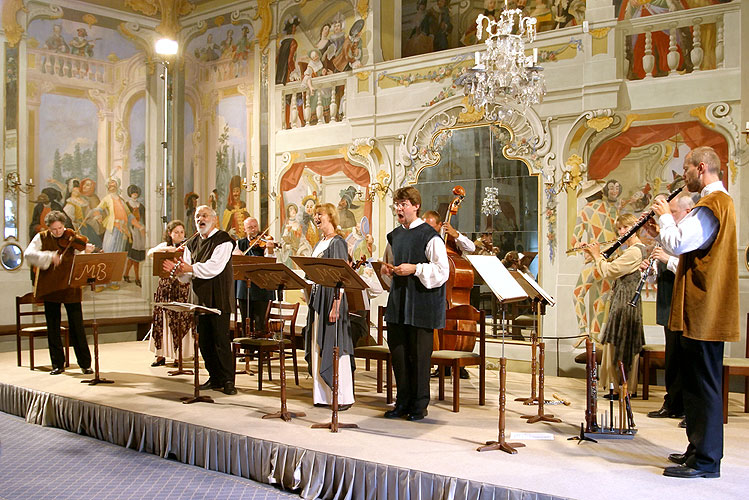 Musica Bohemica, Masquerade hall of chateau Český Krumlov, 8.7.2006, Festival of Chamber Music Český Krumlov, photo: © Lubor Mrázek
