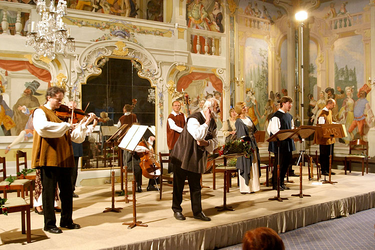 Musica Bohemica, Masquerade hall of chateau Český Krumlov, 8.7.2006, Festival of Chamber Music Český Krumlov, photo: © Lubor Mrázek