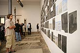 Geoffrey Hendricks: installation, opening of the exhibition 14th July 2006, Egon Schiele Art Centrum, photo: © 2006 Libor Sváček 