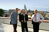 Návštěva prezidenta České republiky Václava Klause v Českém Krumlově, foto: © Lubor Mrázek 