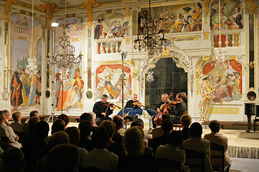 Kocianovo kvarteto, Maškarní sál zámku Český Krumlov, 2.8.2006, Mezinárodní hudební festival Český Krumlov 2006, zdroj: © Auviex s.r.o., foto: Libor Sváček