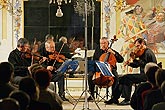 Kocian- Quartett, Maskensaal des Schlosses Český Krumlov, 2.8.2006, Internationales Musikfestival Český Krumlov 2006, Bildsquelle: © Auviex s.r.o., Foto: Libor Sváček 