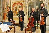 Kocian Quartet, Masquerade hall of chateau Český Krumlov, 2.8.2006, International Music Festival Český Krumlov 2006, source: © Auviex s.r.o., photo: Libor Sváček 