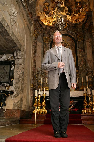 Michal Novenko, Organ Recital, St. George's Chapel of Český Krumlov Castle, 3.8.2006, International Music Festival Český Krumlov 2006, source: © Auviex s.r.o., photo: Libor Sváček