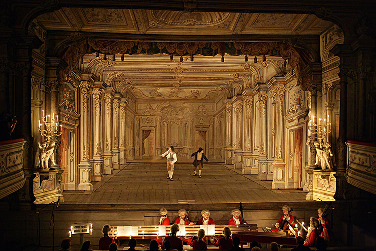 Collegium Marianum, Barockschlosstheater, 10. und 11.8.2006, Internationales Musikfestival Český Krumlov 2006, Bildsquelle: © Auviex s.r.o., Foto: Libor Sváček