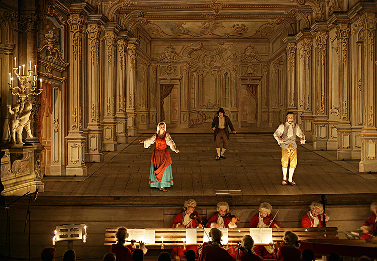 Collegium Marianum, Barockschlosstheater, 10. und 11.8.2006, Internationales Musikfestival Český Krumlov 2006, Bildsquelle: © Auviex s.r.o., Foto: Libor Sváček