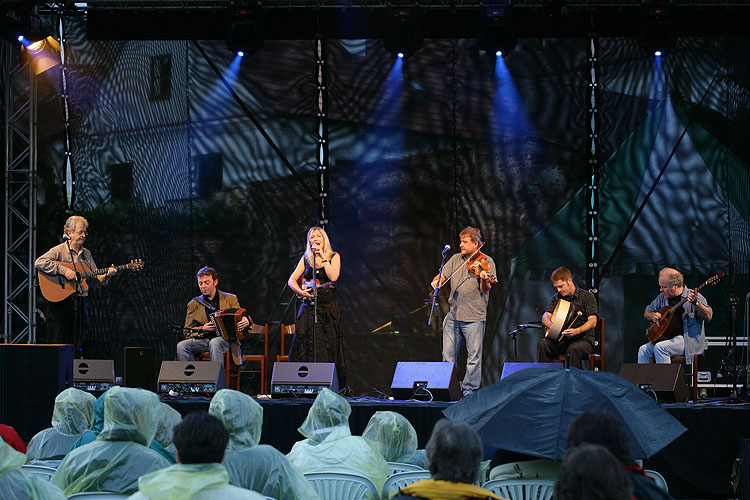 Irische Nacht, Brauereigarten, 12.8.2006, Internationales Musikfestival Český Krumlov 2006, Bildsquelle: © Auviex s.r.o., Foto: Libor Sváček