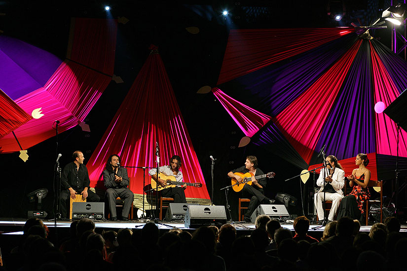 La Fiesta - Spanish Evening, Cuadro Flamenco de Granada (Spain), La Peňa flamenca, Brewery Garden, 19.8.2006, International Music Festival Český Krumlov 2006, source: © Auviex s.r.o., photo: Libor Sváček