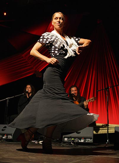 La fiesta - španělský večer, Cuadro Flamenco de Granada (Španělsko), La Peňa flamenca, Pivovarská zahrada, 19.8.2006, Mezinárodní hudební festival Český Krumlov 2006, zdroj: © Auviex s.r.o., foto: Libor Sváček