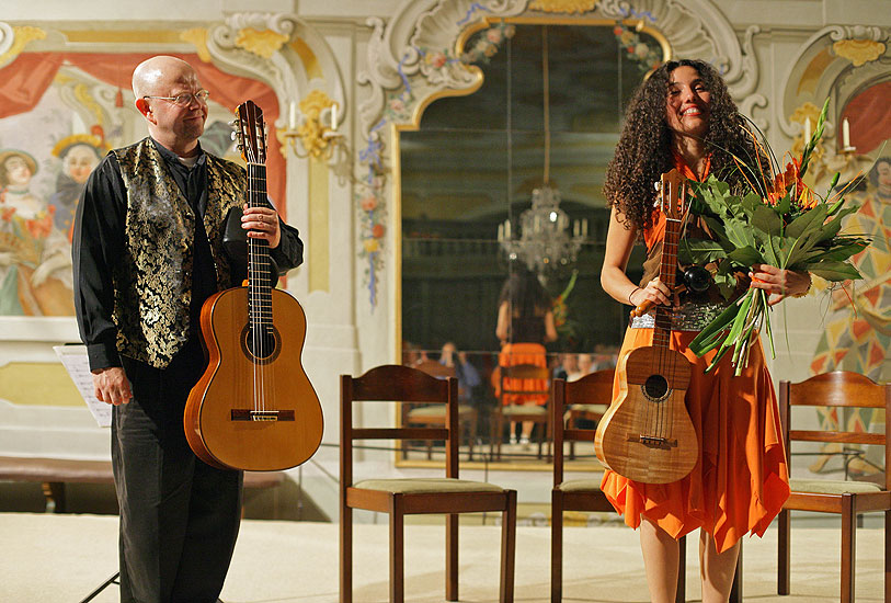 Pavel Steidl, Gitarren - Recital, Maskensaal des Schlosses Český Krumlov, 23.8.2006, Internationales Musikfestival Český Krumlov 2006, Bildsquelle: © Auviex s.r.o., Foto: Libor Sváček