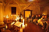 Prague Guitar Quartet, Abbey - Entrance Hall, 8th August 2006, Zlatá Koruna Royal Music Festival, photo: © 2006 Lubor Mrázek 