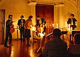 Prague Guitar Quartet, Abbey - Entrance Hall, 8th August 2006, Zlatá Koruna Royal Music Festival, photo: © 2006 Lubor Mrázek 