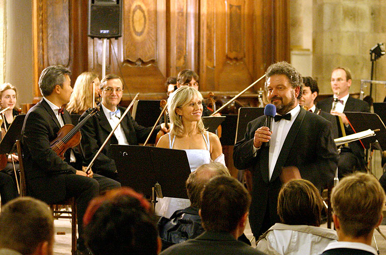 Partnerkonzert mit österreichischem Musikfestival Allegro Vivo, Klosterkirche,  10.8.2006, Königliches Musikfestival 2006, Kloster Zlatá Koruna, Foto: © 2006 Lubor Mrázek