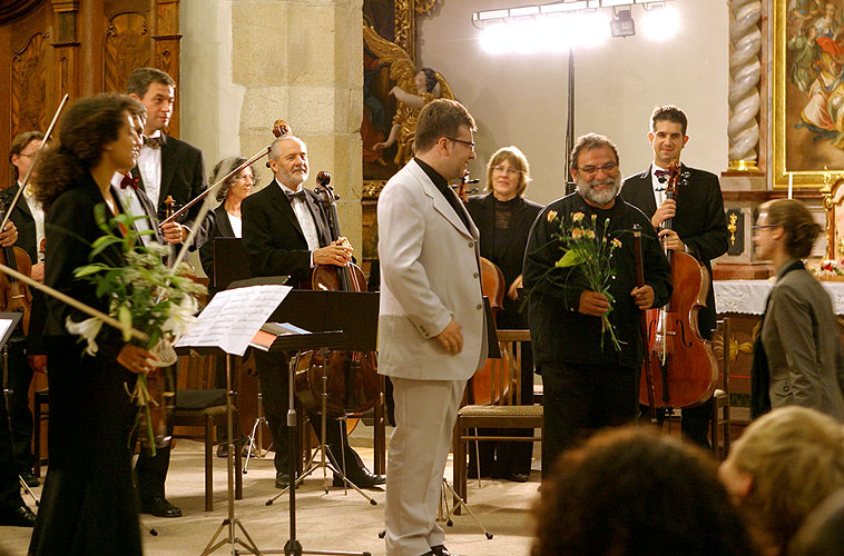 Partner concert with an Austrian festival Academia Allegro Vivo, Closter Church, 10th August 2006, Zlatá Koruna Royal Music Festival, photo: © 2006 Lubor Mrázek