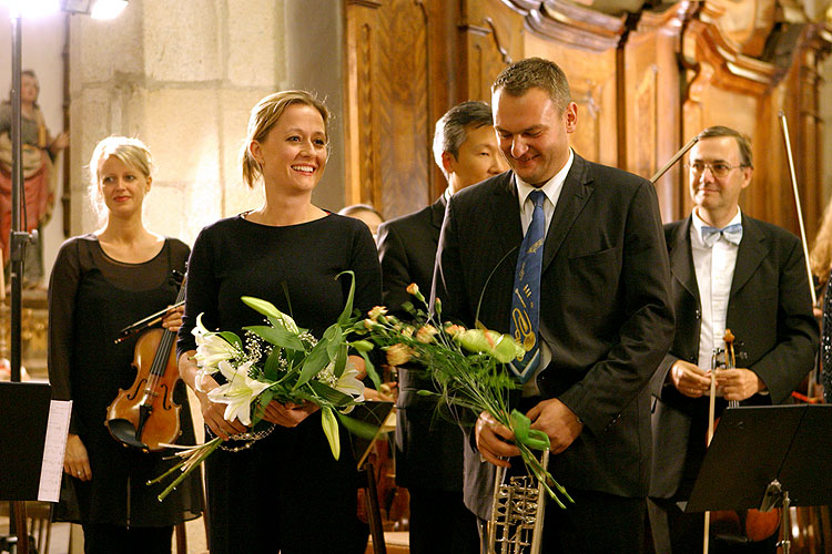 Partnerský koncert s rakouským festivalem Academia Allegro Vivo, klášterní kostel, 10.8.2006, Královský hudební festival Zlatá Koruna, foto: © 2006 Lubor Mrázek