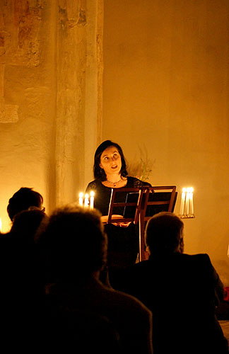 Ensemble Peregrina (Schweiz), Musik der Zeit von Klosterentstehung, Schutzengelkapelle,  19.8.2006, Königliches Musikfestival 2006, Kloster Zlatá Koruna, Foto: © 2006 Lubor Mrázek