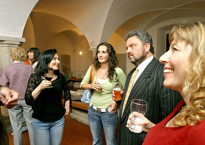 Ensemble Peregrina (Schweiz), Musik der Zeit von Klosterentstehung, Schutzengelkapelle,  19.8.2006, Königliches Musikfestival 2006, Kloster Zlatá Koruna, Foto: © 2006 Lubor Mrázek