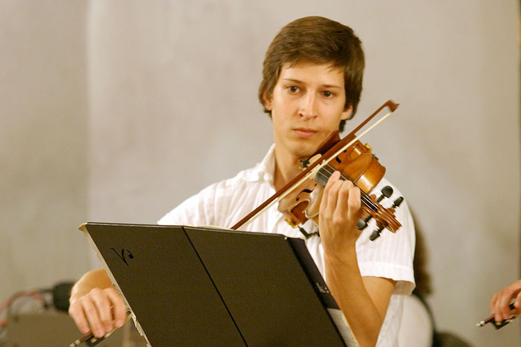 Final Concert of International Master Courses, concert hall, 27th August 2006, Zlatá Koruna Royal Music Festival, photo: © 2006 Lubor Mrázek