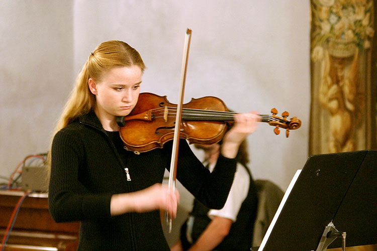 Schlusskonzert internationaler Meisterkurse, Konzertsaal, 27.8.2006, Königliches Musikfestival Zlatá Koruna, Foto: © 2006 Lubor Mrázek