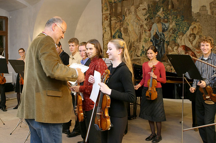 Final Concert of International Master Courses, concert hall, 27th August 2006, Zlatá Koruna Royal Music Festival, photo: © 2006 Lubor Mrázek