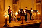 Ensemble Bona Fide - Barockmusik, wie Sie diejenige noch nie gehört haben, Kreuzflur, 30.8.2006, Königliches Musikfestival Zlatá Koruna, Foto: © 2006 Lubor Mrázek 