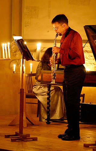 Ensemble Bona Fide - Barockmusik, wie Sie diejenige noch nie gehört haben, Kreuzflur, 30.8.2006, Königliches Musikfestival Zlatá Koruna, Foto: © 2006 Lubor Mrázek