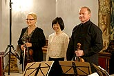 Vlach´s Quartet Praha, Naoko Knopp Nagaoka (Japan) - piano, concert hall, 2th September 2006, Zlatá Koruna Royal Music Festival, photo: © 2006 Lubor Mrázek 