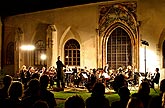 Filharmonický orchestr České Budějovice, dirigent - David Švec, Nadia Ladkany - mezzosoprán, Rajský dvůr, 7.9.2006, Královský hudební festival Zlatá Koruna, foto: © 2006 Lubor Mrázek 