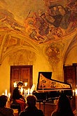 Monika Knoblochová - Hapsichord recital, Abbey - Entrance Hall, 12th September 2006, Zlatá Koruna Royal Music Festival, photo: © 2006 Lubor Mrázek 