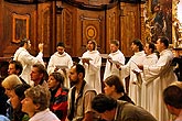 Schola Gregoriana Pragensis, klášterní kostel, 28.9.2006, Královský hudební festival Zlatá Koruna, foto: © 2006 Lubor Mrázek 