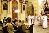 Schola Gregoriana Pragensis, Klosterkirche, 28.9.2006, Königliches Musikfestival Zlatá Koruna, Foto: © 2006 Lubor Mrázek 