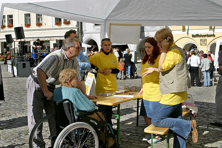Organisation der Veranstaltung, Tag mit Handicap - Tag ohne Barrieren, 9. und 10. September 2006, Foto: © 2006 Lubor Mrázek