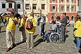 Spezielle Besichtigungen der Stadt Český Krumlov für Leute mit Behinderungen, Tag mit Handicap - Tag ohne Barrieren, 9. und 10. September 2006, Foto: © 2006 Lubor Mrázek 