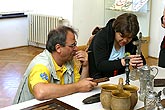 Spezielle Besichtigungen der Stadt Český Krumlov für Leute mit Behinderungen, Tag mit Handicap - Tag ohne Barrieren, 9. und 10. September 2006, Foto: © 2006 Lubor Mrázek 