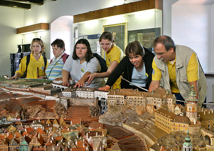 Regionalmuseum in Český Krumlov, Spezielle Besichtigungen der Stadt Český Krumlov für Leute mit Behinderungen, Tag mit Handicap - Tag ohne Barrieren, 9. und 10. September 2006