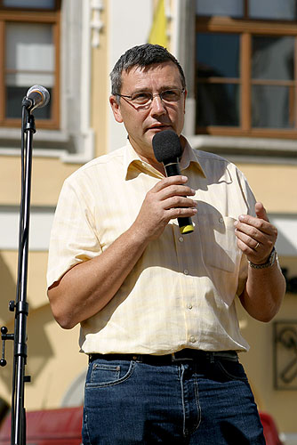 Setkání partnerských měst Hauzenberg, Vöcklabruck, Slovenj Gradec a Český Krumlov, Den s handicapem - Den bez bariér, 9. a 10. září 2006, foto: © 2006 Lubor Mrázek