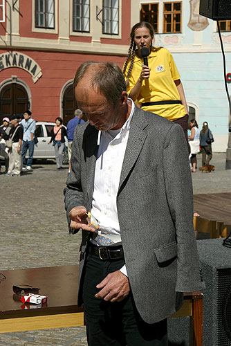 Treffen der Partnerstädte Hauzenberg, Vöcklabruck, Slovenj Gradec und Český Krumlov, Tag mit Handicap - Tag ohne Barrieren, 9. und 10. September 2006, Foto: © 2006 Lubor Mrázek