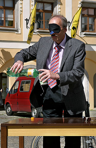 Treffen der Partnerstädte Hauzenberg, Vöcklabruck, Slovenj Gradec und Český Krumlov, Tag mit Handicap - Tag ohne Barrieren, 9. und 10. September 2006, Foto: © 2006 Lubor Mrázek