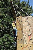 Flossrundfahrt auf Moldau und Kletterwand im Stadtpark, Tag mit Handicap - Tag ohne Barrieren, 9. und 10. September 2006, Foto: © 2006 Lubor Mrázek 